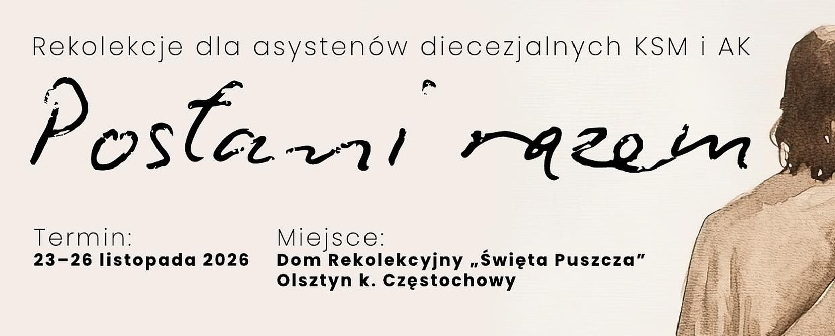 Posłani razem — rekolekcje asystentów, 23–26 listopada 2026