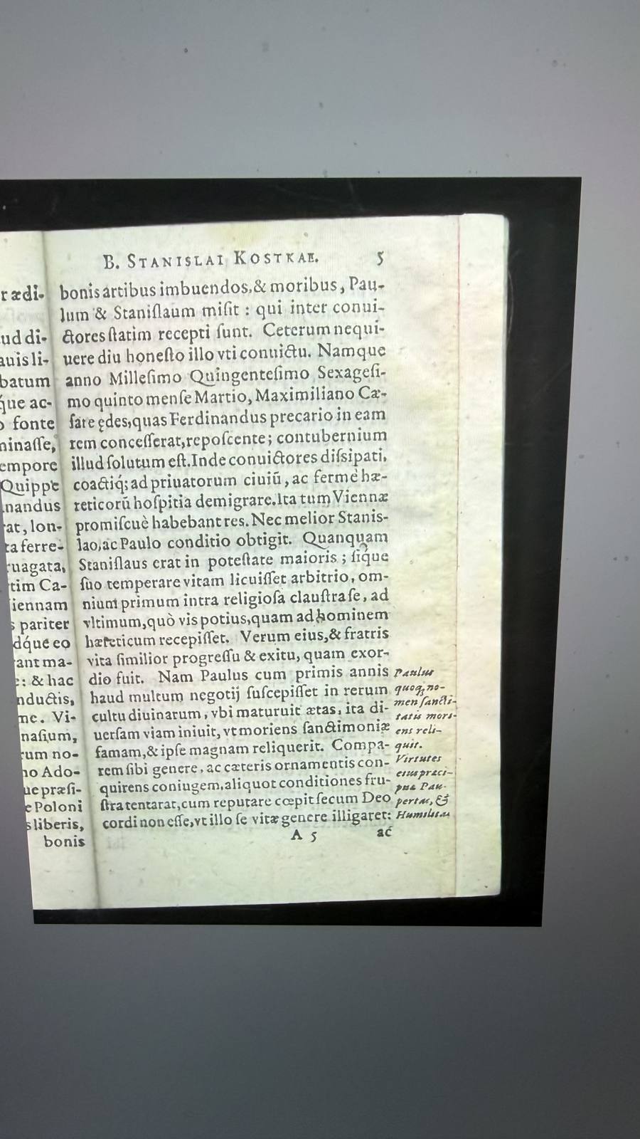 Strona starodruku: s. 5